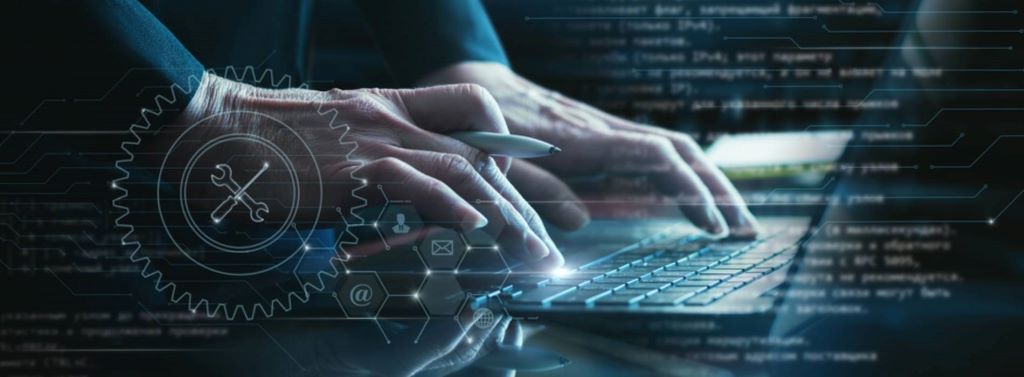 Digital dashboard and coding setup for smart business software development in California