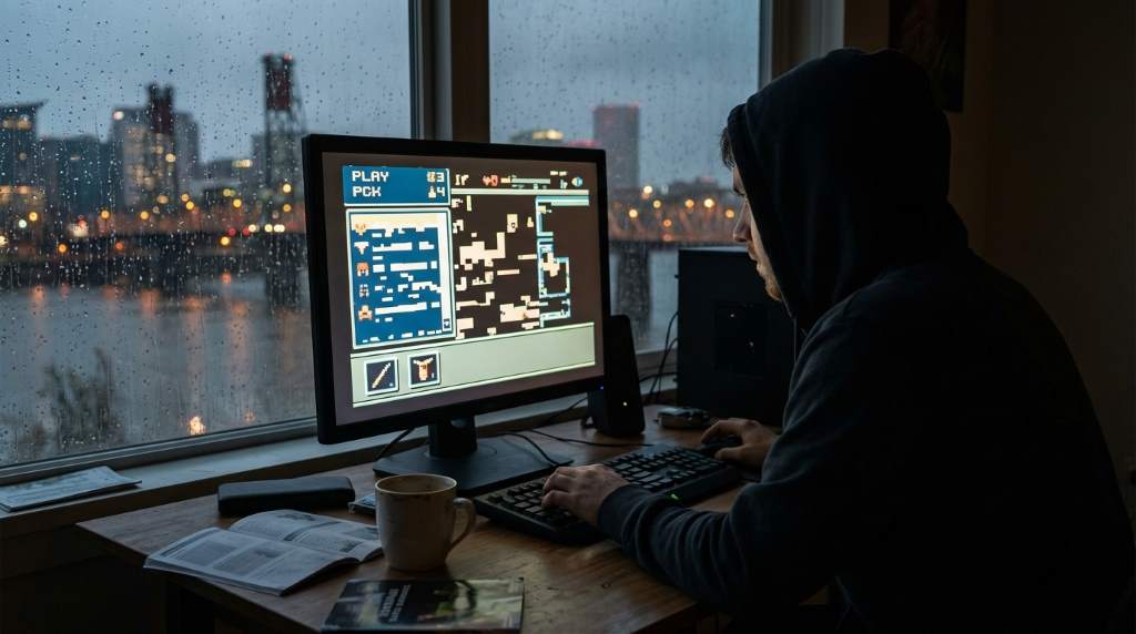 Gamer troubleshooting addons on a PC in Portland OR